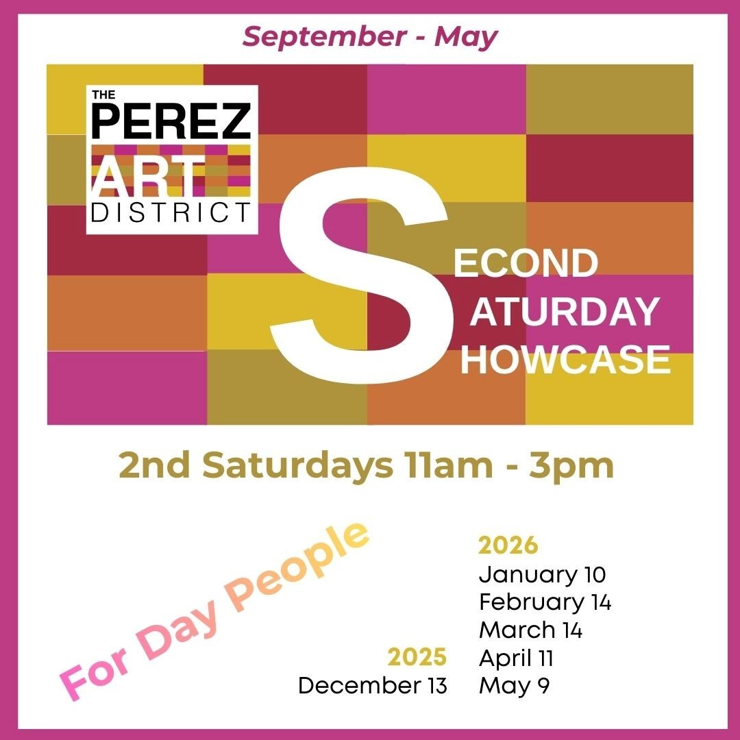 Perez Art District Second Saturday Showcase logo | Studio Jay Schiff